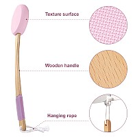 Amazerbath Lotion Applicator For Back Feet 4 Replaceable Pads With 1 Long Handled Back Sunscreen Applicator For Elderly Wome