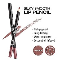 Kiss New York Professional Slim Lip Pencil Creamy Soft Lip Liner Smooth Longlasting Rich Lip Color Natural Lip Makeup Water