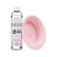 Jego Makeup Brush Cleaner Solution Sponge Cleaner Make Up Brush Liquid Cleanser Hypoallergenic Plantbased Solution Remo