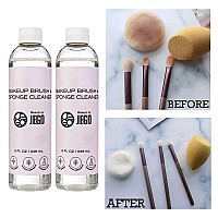 Jego Makeup Brush Cleaner Solution Sponge Cleaner Make Up Brush Liquid Cleanser Hypoallergenic Plantbased Solution Remo