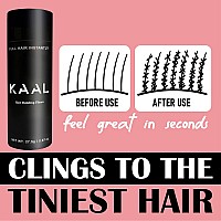 Kaal Hair Fiber Hair Fibers For Thinning Hair For Women Men 097 Oz Dark Brown Hair Building Fibers Completely Conceals