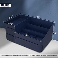 Makeup Organizer With Drawers Countertop Organizer For Vanity Bathroom And Bedroom Desk Cosmetics Display Case Desktop Dresser