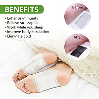 30Pcs Deep Cleansing Foot Pads Adhesive Sheets For Foot And Body Care Better Natural Ginger Powder Bamboo Vinegar Foot Patches