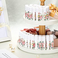 Siifert 50 Pack Floral Employee Appreciation Gifts Bulk Lip Balms Favors Small Thank You Gifts Bridal Baby Shower Wedding Favors