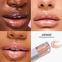 Kosas Wet Lip Oil Gloss Hydrating Lip Plumping Treatment With Hyaluronic Acid Peptides Nonsticky Finish Exposed