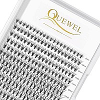 Quewel Lash Clusters 240Pcs Cluster Lashes 20D 007C Curl Mix814Mm Individual Lashes Softcomfortable Diy Eyelash Extension At