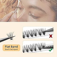 Quewel Lash Clusters 240Pcs Cluster Lashes 20D 007C Curl Mix814Mm Individual Lashes Softcomfortable Diy Eyelash Extension At