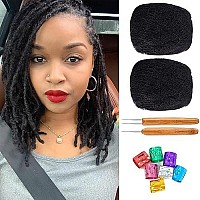 Afro Kinky Bulk Human Hair For Dreadlock Extensions Repair Locs Twist Braiding 100 Natural Braiding Hair Can Be Bleached And D