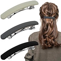 Atoden Hair Clips For Women Matte Barrettes For Thin Fine Hair Flat French Clips For Shortmedium Hair Styling Vintage Acces