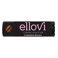 Ellovi Natural Lip Butter Lip Balm Coffee Pure Enough To Eat Made With Just 6 Vegan Ingredients Moisturizing Lip Care Fo