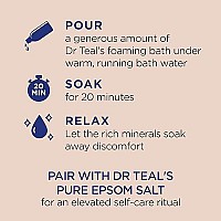 Dr Teals Foaming Bath With Pure Epsom Salt Shea Butter Almond 34 Fl Oz Pack Of 4 Packaging May Vary