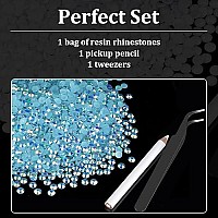 15000Pcs 2Mm Resin Rhinestones Bulk Lake Blue Ab Flatback Round Jelly Rhinestones Bedazzling Non Hotfix Crystal Gems Large Quan