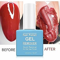 2Pcs Gel Nail Polish Remover Nail Polish Remover For Gel Nails Ultrapowerful Professional Nail Polish Remover Soakoff Gel P