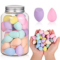 40Pcs Mini Makeup Sponge Set Multi Colored Mini Beauty Blender Professional Beauty Blender Sponge Super Soft Concealer Sponge Fa