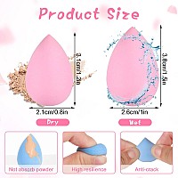 40Pcs Mini Makeup Sponge Set Multi Colored Mini Beauty Blender Professional Beauty Blender Sponge Super Soft Concealer Sponge Fa