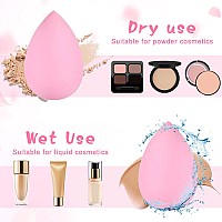 40Pcs Mini Makeup Sponge Set Multi Colored Mini Beauty Blender Professional Beauty Blender Sponge Super Soft Concealer Sponge Fa