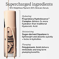 Saie Glowy Super Skin Tint Liquid Foundation Hydrating Serum Foundation With Lightweight Medium Coverage Formulated With Hy