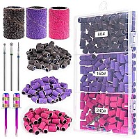 Sanding Bands For Nail Drill Sanding Bands Nail Drill Bits 210 Pcs Sanding Bands 3Pcs Cuticle Drill Bits For Nails With 332Ma