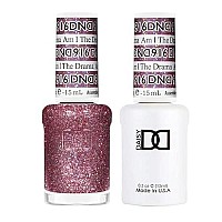 Dnd Gel Polish Set Glitter Collection Uv Gel Polish And Air Dry Nail Lacquer Matching Chipfree Polish Duo 929 Orange Aura