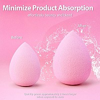 Makeup Sponge Set Foonbe Blender Sponges 7 Pcs For Liquid Cream And Powder Latex Free Makeup Sponges With 1 Mini Beauty Spong