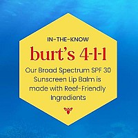 Burts Bees Spf 30 Lip Balm Mothers Day Gifts For Mom Beaches And Cream Waterresistant Sun Care Nanofree Zinc Oxide Formula