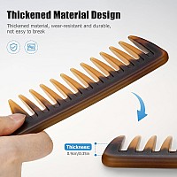 Wide Tooth Comb For Curly Hair Large Detangling Comb For Women Long Hair Wet Or Dry Hair Thick And Thin Hair