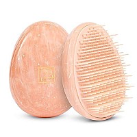 B To Z Edit Mini Hair Brush Detangler Travel Essentials For Women Gifts For Teen Girls Self Care Scalp Scrubber Cute Purs