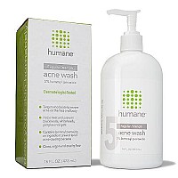 Humane 5 Benzoyl Peroxide Acne Treatment For Face Chest Back 16 Fl Oz Dermatologisttested Nonfoaming Face Body Wash