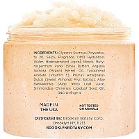 Brooklyn Botany Tropical Mango Shea Sugar Scrub For Body 20 Oz Deeply Hydrating And Gently Exfoliating Body Scrub For Women An