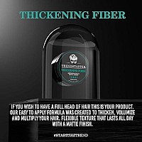 Trendstarter Thickening Fiber 4Oz Pack Of 2 Medium Hold Matte Finish Premium Hair Thickening Clay Pomade Waterbas