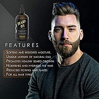 L3 Level 3 Beard Oil Promotes Fast Beard Growth Soften And Restores Facial Hair Level Three Scented Beard