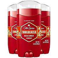 Old Spice Mens Aluminum Free Deodorant Trailblazer Scent 48 Hr Odor Protection 30 Oz Pack Of 3