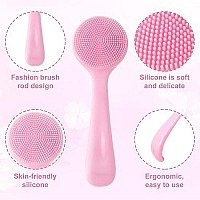 Hinzic Silicone Manual Facial Cleansing Brush Skin Friendly Waterproof Face Cleaning Scrubber Exfoliator Cleanser For Blackhead