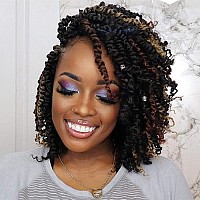 Toyotress Tiana Passion Twist Hair 10 Inch Combo Packs1B6Pt271Pt301P Passion Twist Crochet Hair Prelooped Pretwisted