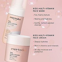 Evereden Kids Happy Face Duo Cool Peach Multivitamin Kids Face Wash Kids Face Cream Set Clean Vegan Skin Care For Kid