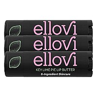 Ellovi Natural Lip Butter Lip Balm Key Lime Pure Enough To Eat Made With Just 6 Vegan Ingredients Moisturizing Lip Care