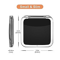 Compact 15X Magnifying Makeup Mirror For Travel Small Pocket Mirrorhandheld Foldable Portable 2Sided With 15X Magnifying A