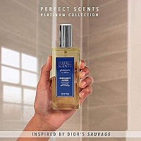 Perfect Scents Fragrances Inspired By Diors Sauvage Platinum Collection Bergamot Amber Mens Eau De Parfum Clean Vegan