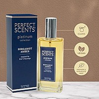 Perfect Scents Fragrances Inspired By Diors Sauvage Platinum Collection Bergamot Amber Mens Eau De Parfum Clean Vegan