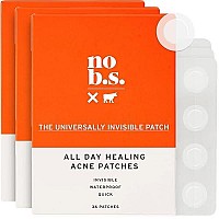 No Bs No Bad Stuff All Day Healing Acne Patches Hydrocolloid Pimple Patches For All Skin Types Invisible On All Skin Tone