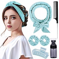 Heatless Velvet Hair Curlers To Sleep In Heatless Curling Rod Headband For Long Hair Overnight No Heat Curls For Women All Hair