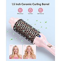 Wavytalk Thermal Brush 1 12 Inch Ionic Heated Round Brush Creates Blowout Look Thermal Round Brush Makes Hair Shinier Smoot