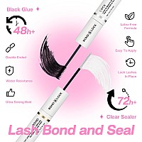 Calailis Lash Extension Kit For Travel Eyelash Extension Kit With 88Pcs D Curl Lash Clusters Lash Bond And Seal Lash Remover