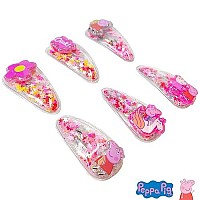 Luv Her Toys For Girls 6Pc Cute Hair Clips For Girls With Favorite Character Charms Gifts Magical Confetti Hair Clips For Kids