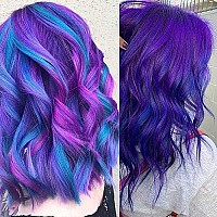 Colored Clip In Hair Extensions21 Colorful Straight Hair Extensions Clip In For Women Party Christmas Birthday Party Grape P