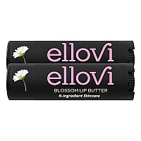 Ellovi Natural Lip Butter Lip Balm Blossom Pure Enough To Eat Made With Just 6 Vegan Ingredients 100 Natural Organic