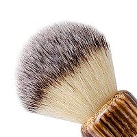 Grandslam Shaving Brush With Synthetic Hair Crueltyfree Shaving Cream Brush For Men 100 Solid Resin Handle Gently Exfoliate