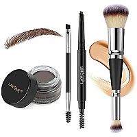 Lavone Eyebrow Pencil Makeup Kit For Eyebrow Makeup Make Up Brow Kit With Waterproof Eyebrow Pencil Eyebrow Pomade Foundation