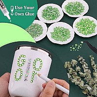 Resin Rhinestones For Crafting 1 Box Light Green Flatback Crystals For Bedazzling Crafts Diy Nail Art Deco Non Hotfix Bulk Gem