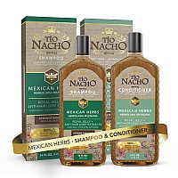 Tio Nacho Mexican Herbs Strengthening Shampoo And Conditioner Set With Royal Jelly 14 Fl Oz Each Nourishing Aloe Vera Jojob